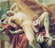 John Singer Sargent ritratto di Nicola D Inverno Sweden oil painting reproduction